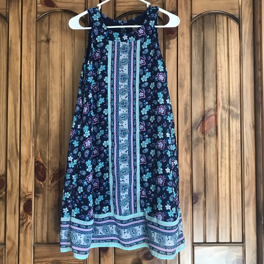 Girls casual floral dress size 14/16